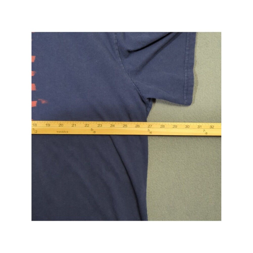 Polo Jeans Co T-Shirt Men's 3XL Blue American Flag Graphic Short Sleeve Cotton - Picture 4 of 8